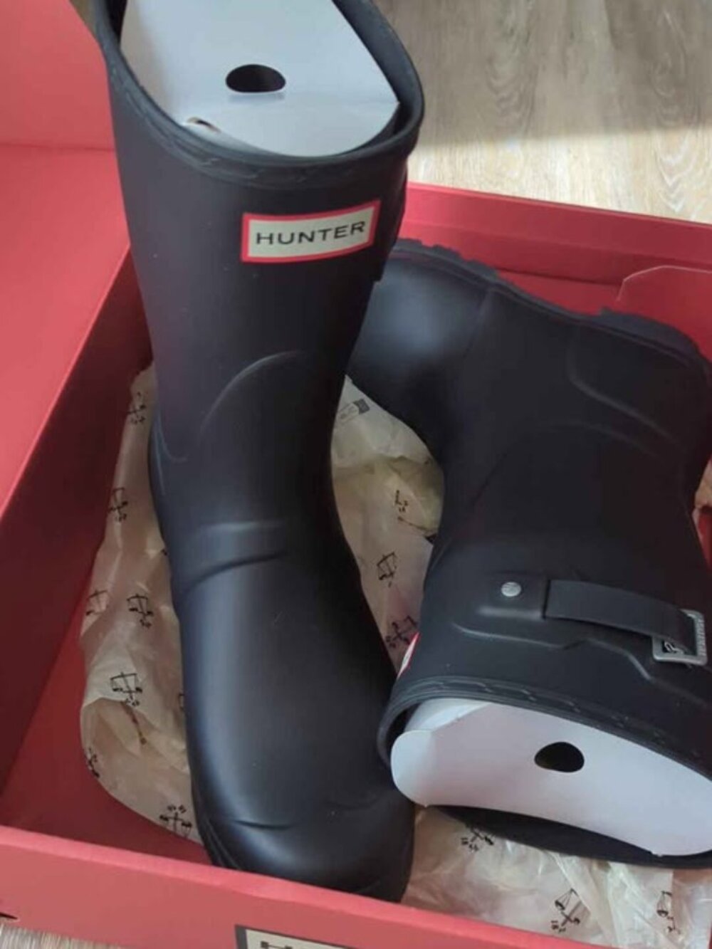 Hunter Women's Original Short Boots Black US 10 new with box